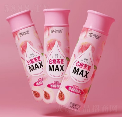 嗒詩咪白桃燕麥酸奶 280ml