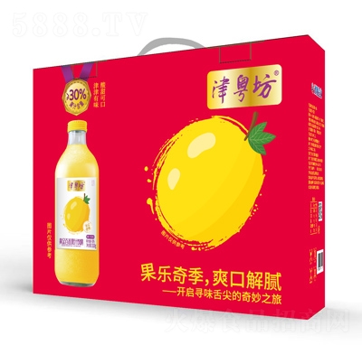 津粵坊黃金百香果汁飲料禮盒1L
