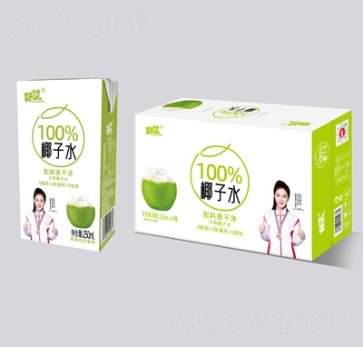 好夢100%椰子水250ml×24