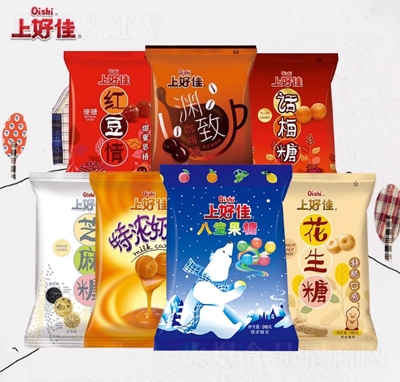上好佳多口味硬糖零食小吃