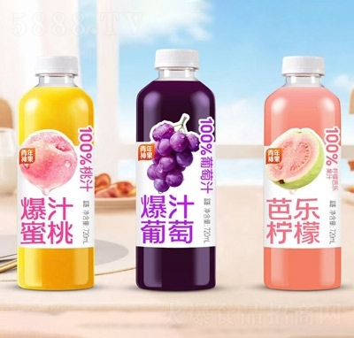 青年神果爆汁100%果汁720ml