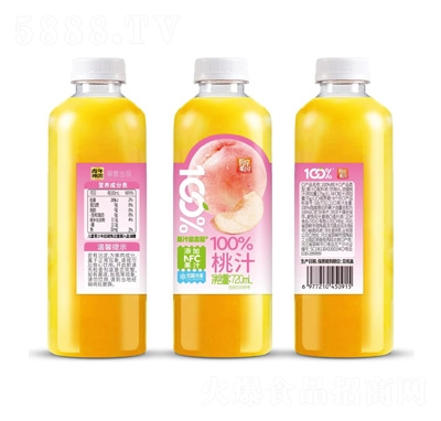 青年神果100%桃汁720ml