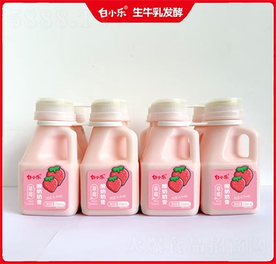 白小樂酸奶奶昔草莓味258ml