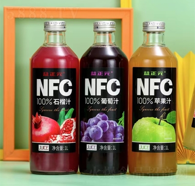 ����Ԫ100%NFC��֭����ƿ1L