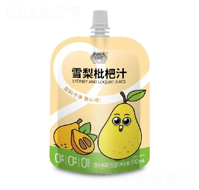 銀典雪梨枇杷汁110ml