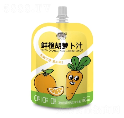 銀典鮮橙胡蘿卜汁110ml