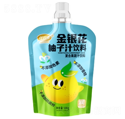 佳因美金銀花柚子汁飲料100g