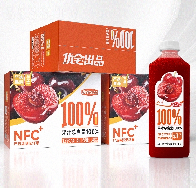 優(yōu)全車厘子汁1L×8瓶