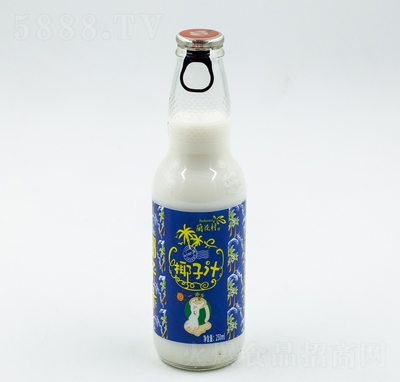 蘭花村玻璃瓶拉環(huán)不回收椰子汁