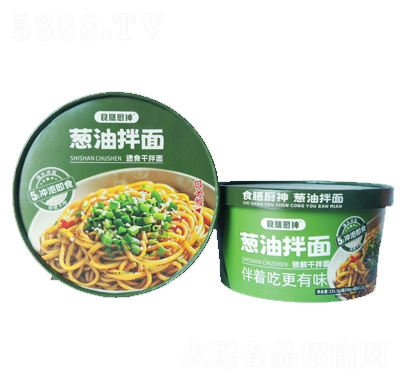 食膳廚神蔥油拌面速食干拌面
