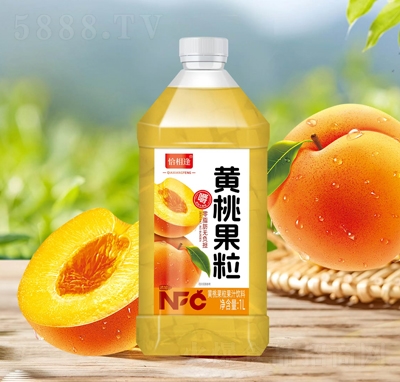 恰相逢黃桃果粒果汁飲料1L