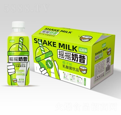 益和源搖搖奶昔乳酸菌飲品椰子味520mlX15瓶
