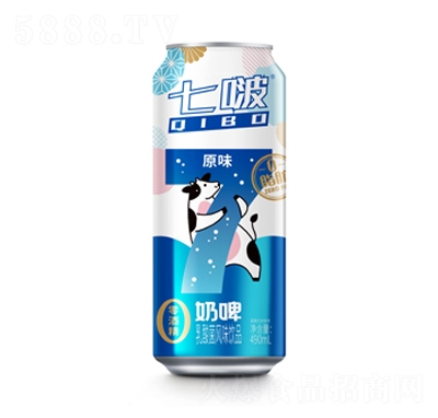 七啵原味奶啤490ml