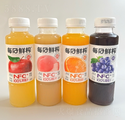 珍珍每日鮮榨NFC100%果汁336Ml
