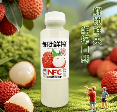 珍珍每日鮮榨NFC100%荔枝汁336Ml