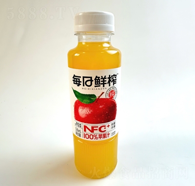珍珍每日鮮榨NFC100%蘋果汁336Ml
