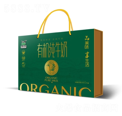 經(jīng)典時(shí)代牧場(chǎng)有機(jī)純牛奶200mlX12盒招商禮盒裝