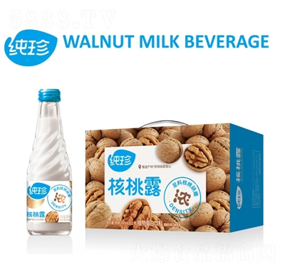 純珍核桃露植物蛋白飲料245mlX12瓶