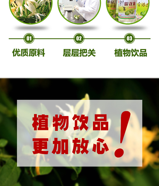 野生銀花露植物飲品 野生銀花露植物飲品