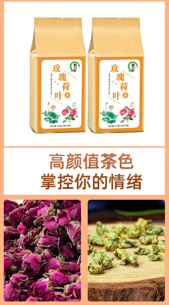 貢小牧玫瑰荷葉茶150g(5g×30包) 貢小牧玫瑰荷葉茶150g(5g×30包)