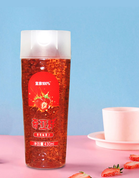宜泉奇亞籽草莓味果汁430ml 宜泉奇亞籽草莓味果汁430ml