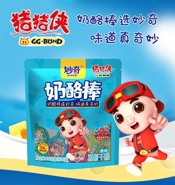 豬豬俠奶酪棒原味100g 豬豬俠奶酪棒原味100g