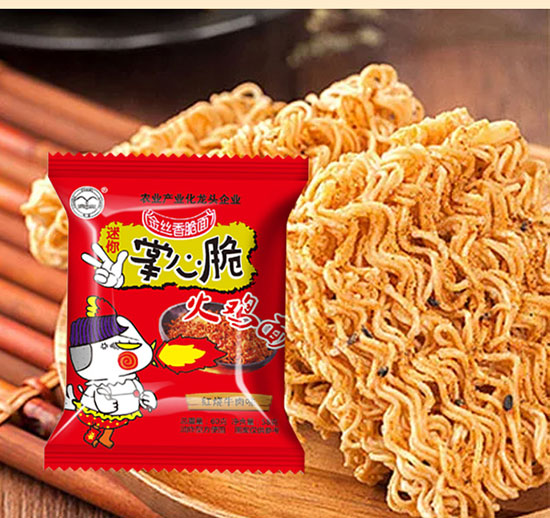 掌心脆火雞面 掌心脆火雞面