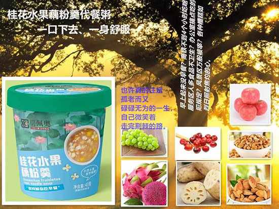 朋佩奧桂花水果藕粉羹43g 朋佩奧桂花水果藕粉羹43g