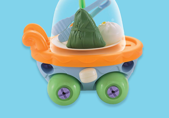 益智星糖果玩具拼裝早餐車 益智星糖果玩具拼裝早餐車